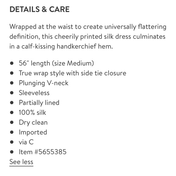 HP π ALC Roslyn Wrap dress silk heart print 4 - Picture 4 of 8